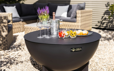 Preview: FEU DU JARDIN Metalldeckel für Gartenfeuer TRIA Ø 100 cm